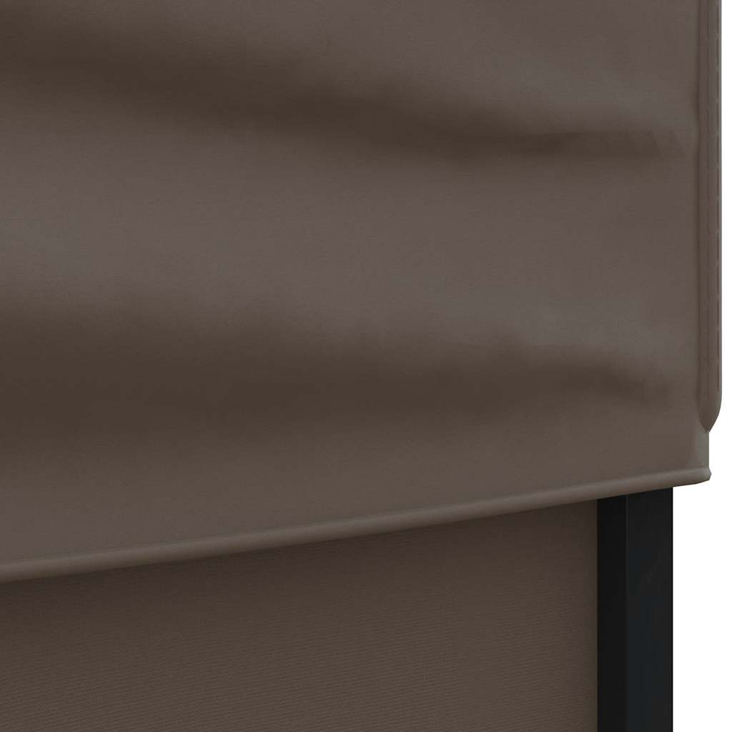 8720286974605_g_en_hd_4 vidaXL Folding Party Tent with Sidewalls Taupe 3x3 m - Image 6