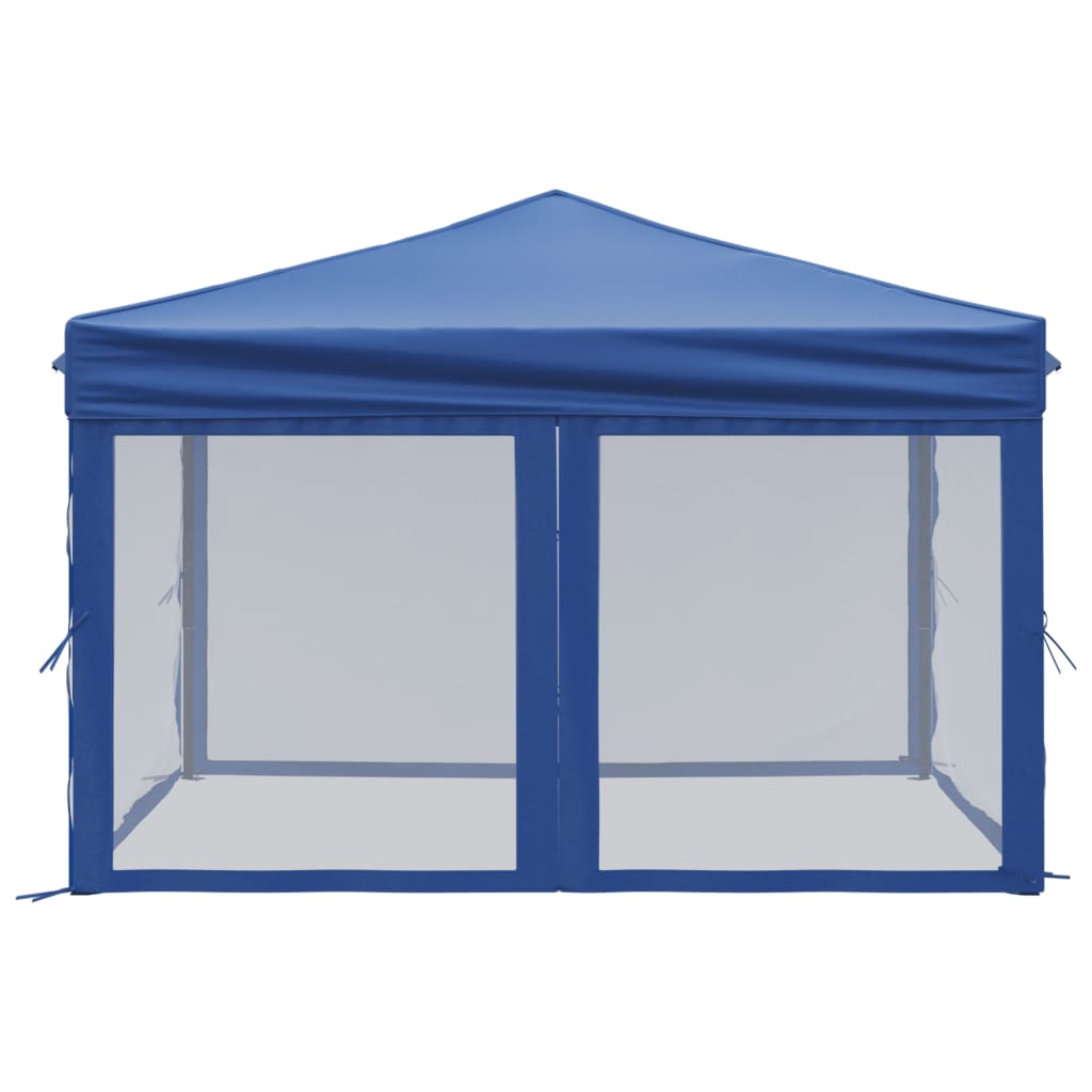 8720286974629_g_en_hd_2 vidaXL Folding Party Tent with Sidewalls Blue 3x3 m - Image 4