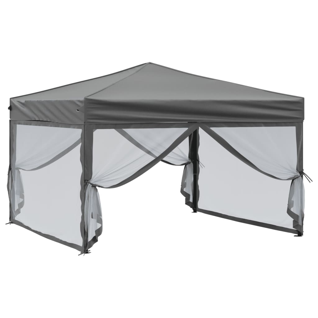 8720286974643_g_en_hd_1 vidaXL Folding Party Tent with Sidewalls Anthracite 3x3 m - Image 3