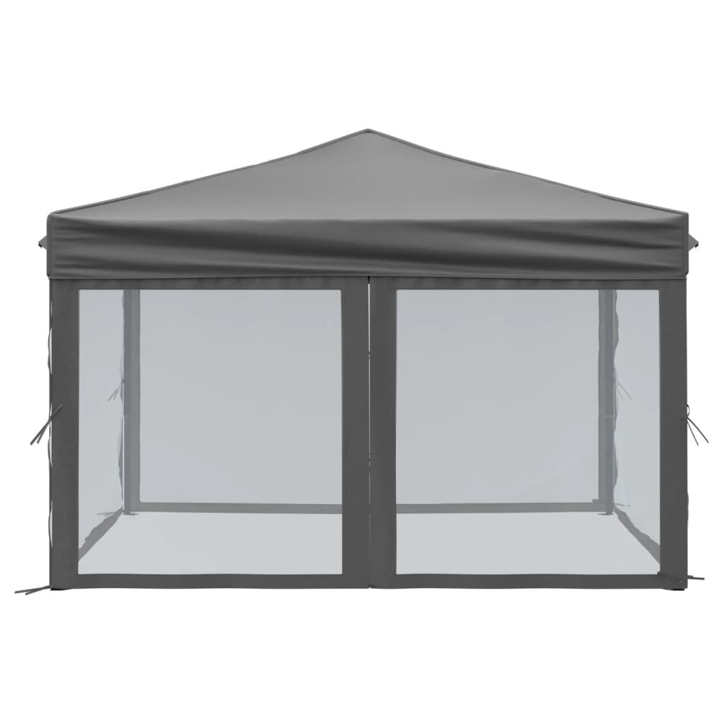 8720286974643_g_en_hd_2 vidaXL Folding Party Tent with Sidewalls Anthracite 3x3 m - Image 4