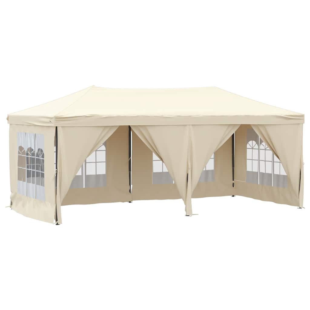 8720286974773_a_en_hd_1 vidaXL Folding Party Tent with Sidewalls Cream 3x6 m - Image 2