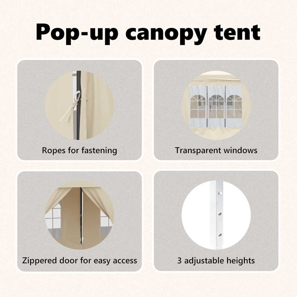 8720286974773_g_en_hd_11 vidaXL Folding Party Tent with Sidewalls Cream 3x6 m - Image 13
