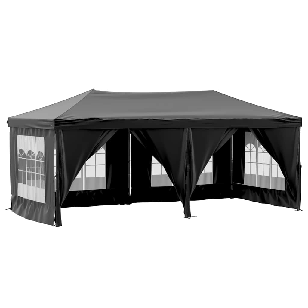 8720286974803_a_en_hd_1 vidaXL Folding Party Tent with Sidewalls Black 3x6 m - Image 2