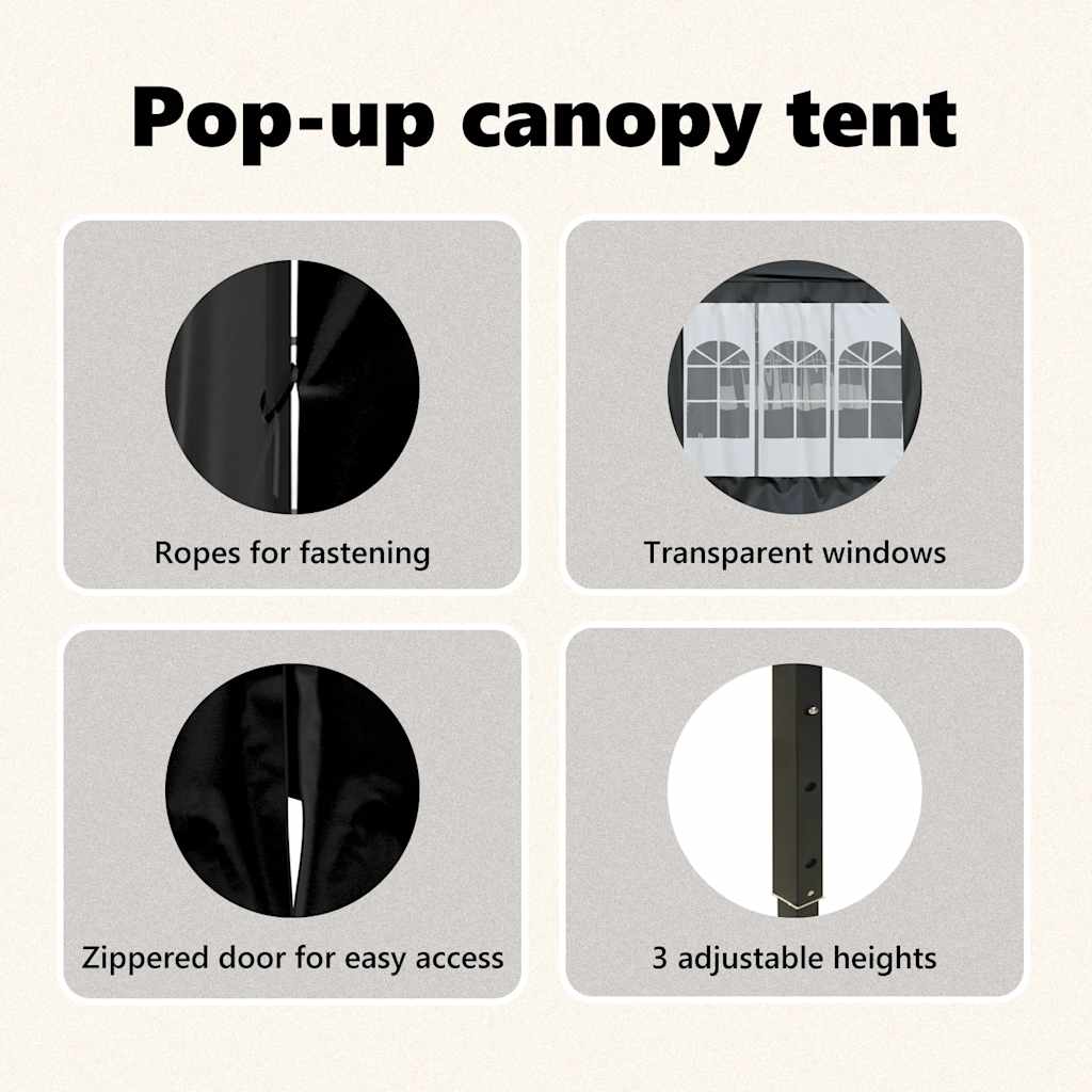 8720286974803_g_en_hd_11 vidaXL Folding Party Tent with Sidewalls Black 3x6 m - Image 13