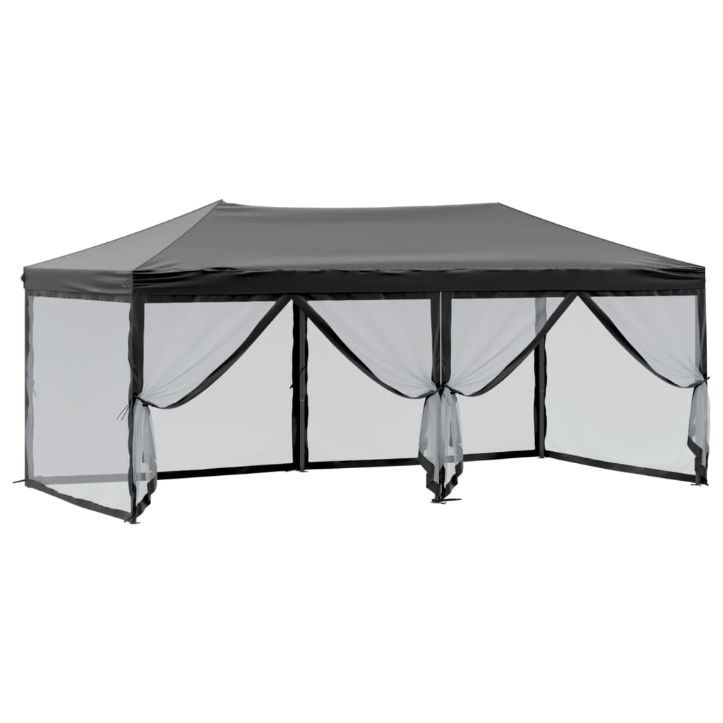 8720286974872_g_en_hd_4 vidaXL Folding Party Tent with Sidewalls Black 3x6 m - Image 6