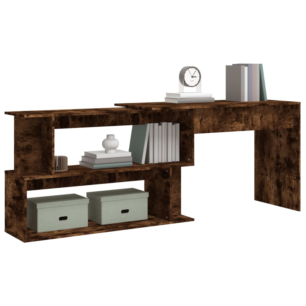 8720286976289_g_en_hd_2 vidaXL Corner Desk Smoked Oak 200x50x76 cm Engineered Wood - Image 5