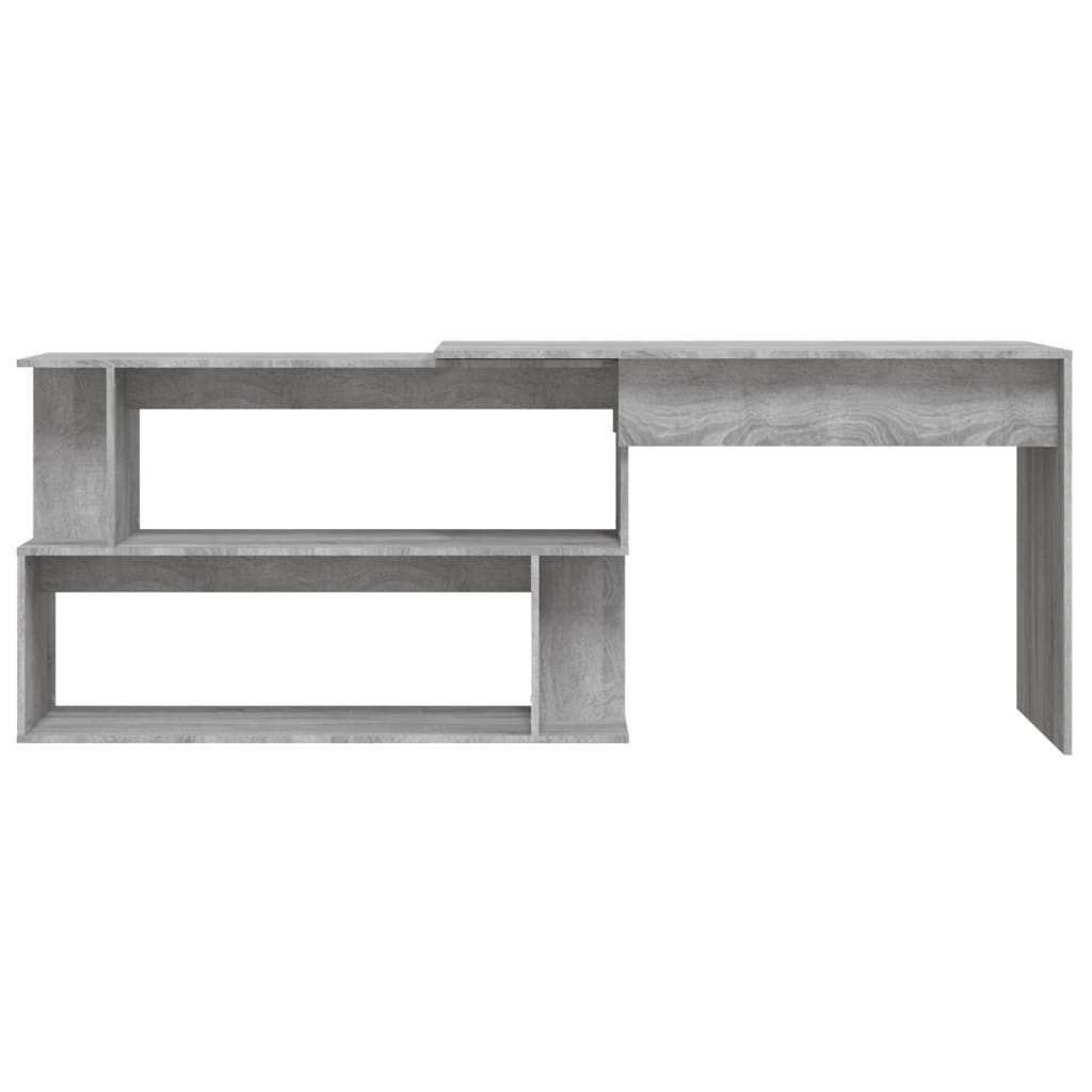 8720286976296_g_en_hd_3 vidaXL Corner Desk Grey Sonoma 200x50x76 cm Engineered Wood - Image 6