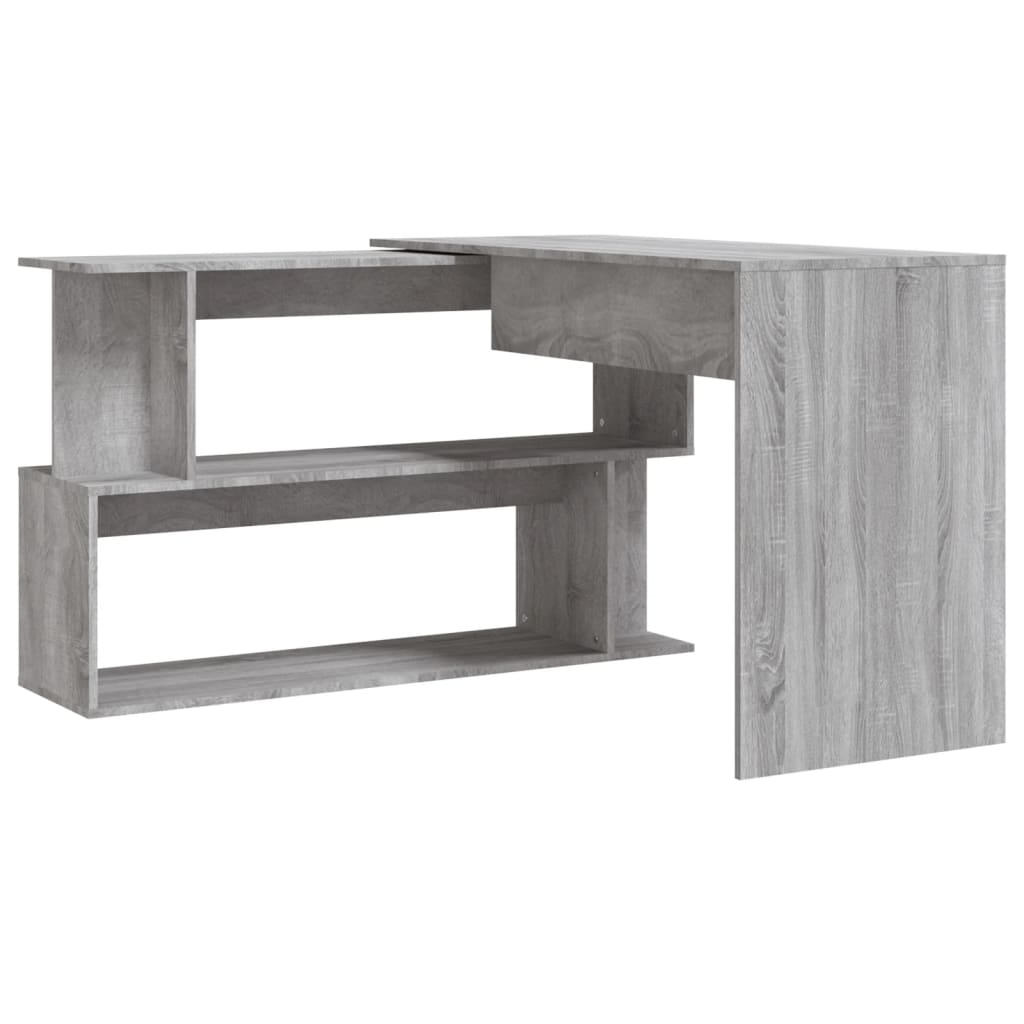 8720286976296_g_en_hd_4 vidaXL Corner Desk Grey Sonoma 200x50x76 cm Engineered Wood - Image 7