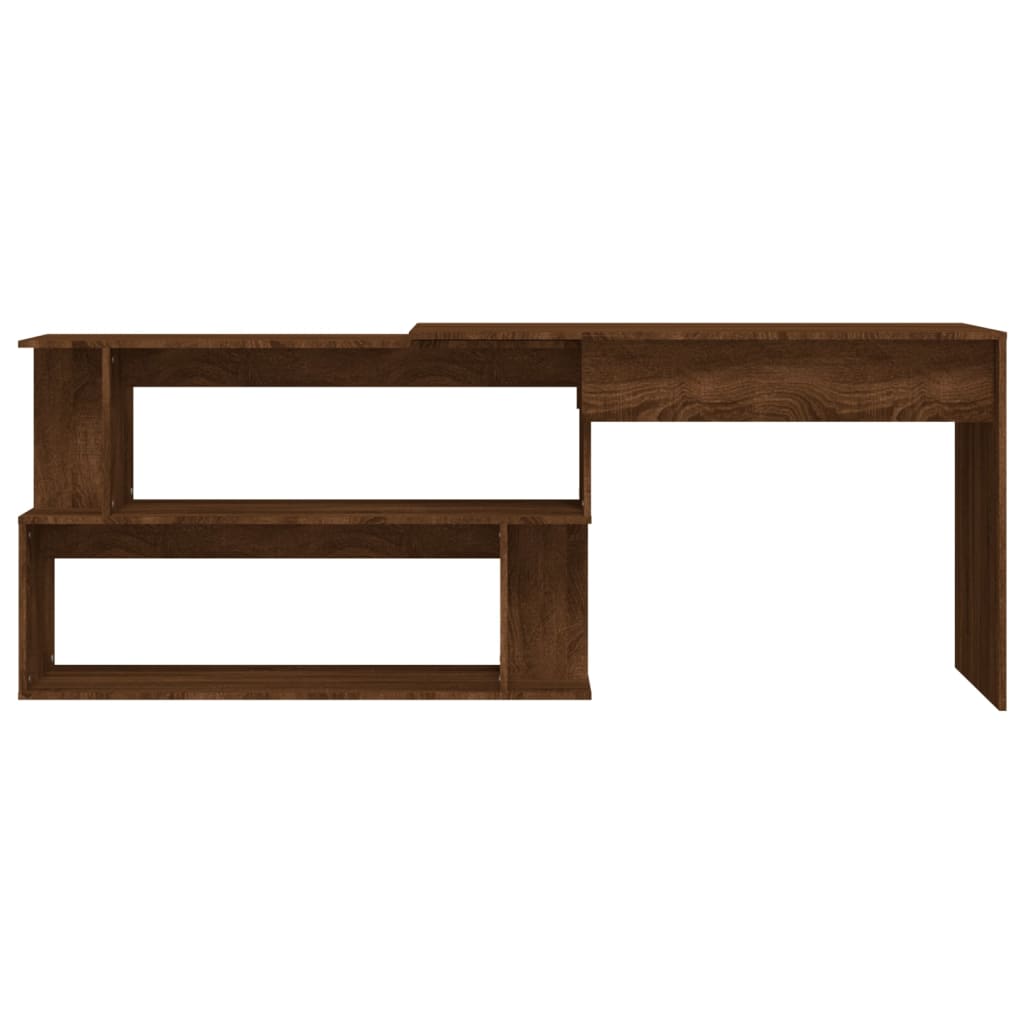 8720286976302_g_en_hd_3 vidaXL Corner Desk Brown Oak 200x50x76 cm Engineered Wood - Image 6