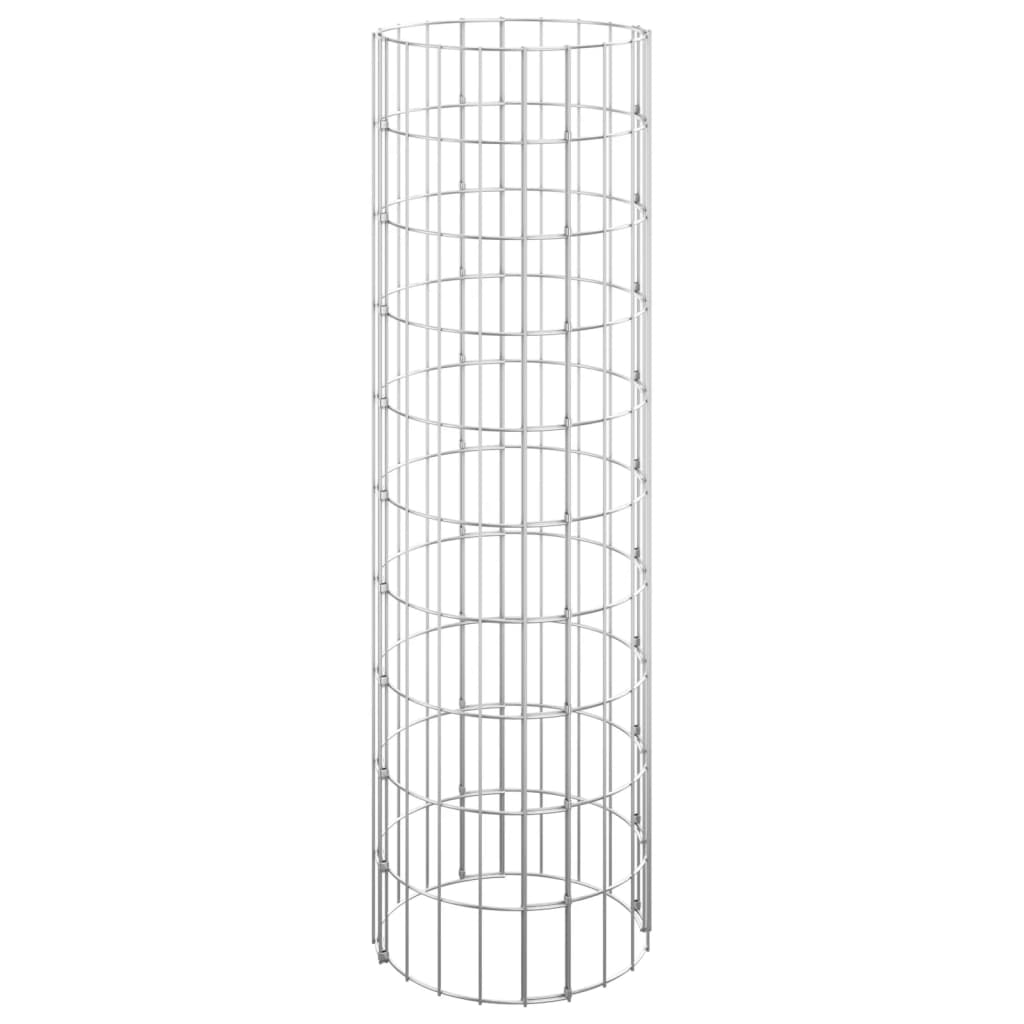 8720286979594_a_en_hd_1 vidaXL Circular Gabion Pole Galvanised Steel Ø30x100 cm - Image 2