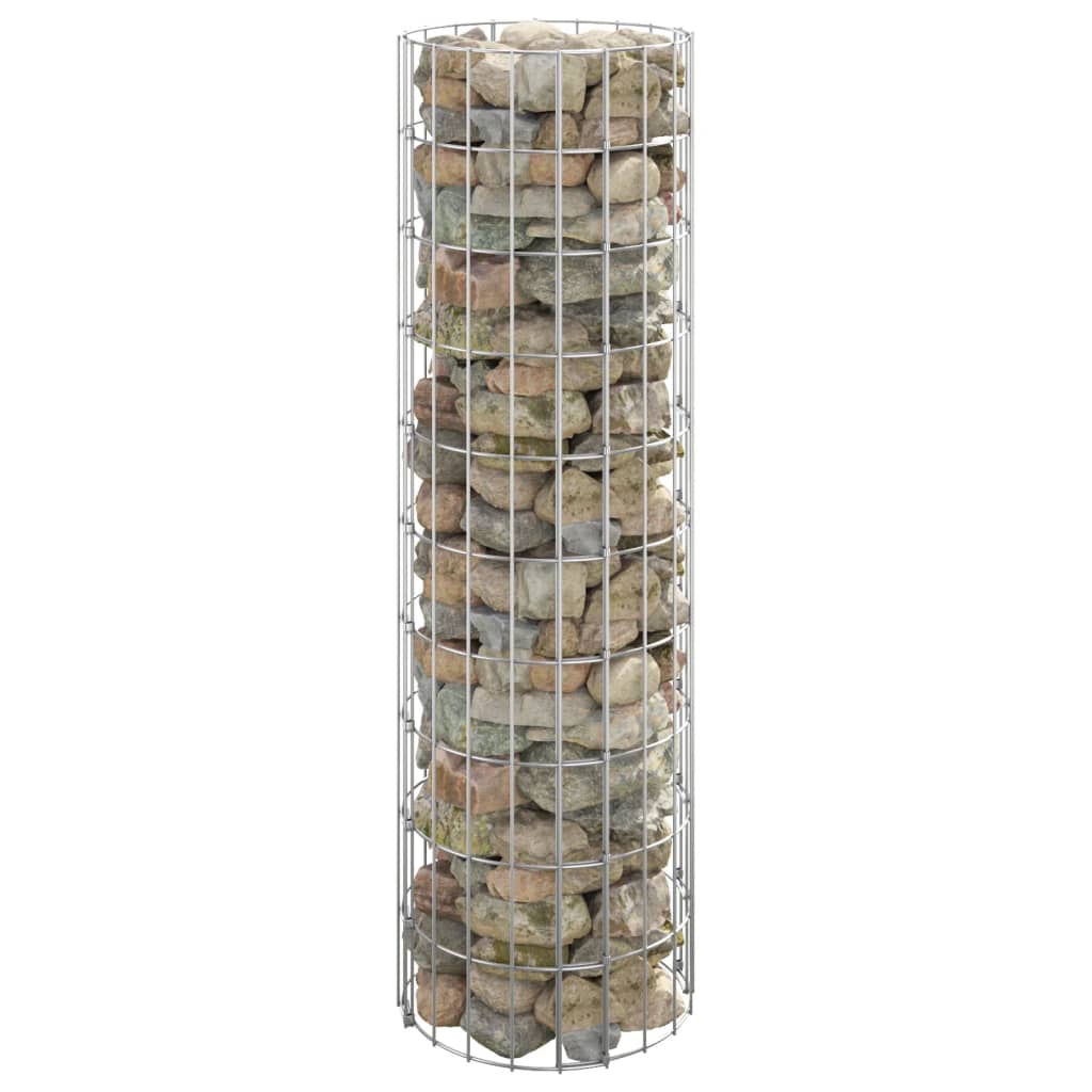 8720286979594_m_en_hd_1 vidaXL Circular Gabion Pole Galvanised Steel Ø30x100 cm - Image 1