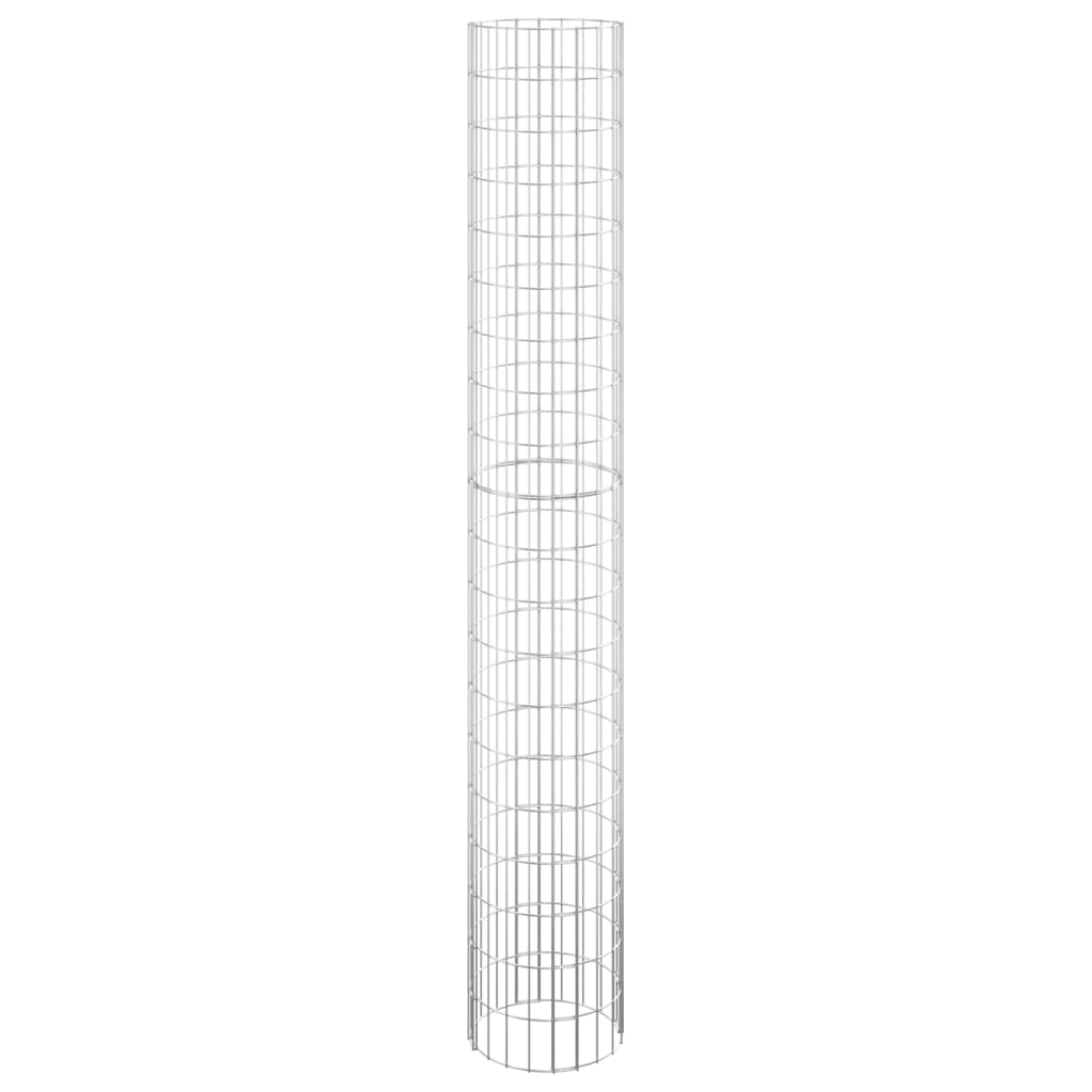 8720286979617_a_en_hd_1 vidaXL Circular Gabion Pole Galvanised Steel Ø30x200 cm - Image 2