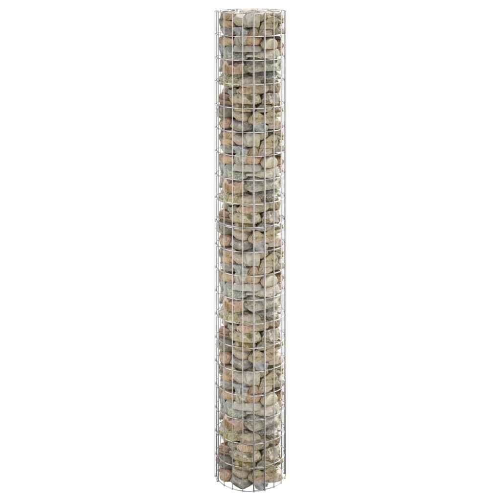 8720286979617_m_en_hd_1 vidaXL Circular Gabion Pole Galvanised Steel Ø30x200 cm - Image 1