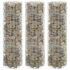 vidaXL Circular Gabion Raised Beds 3 pcs Galvanised Steel Ø30x100 cm
