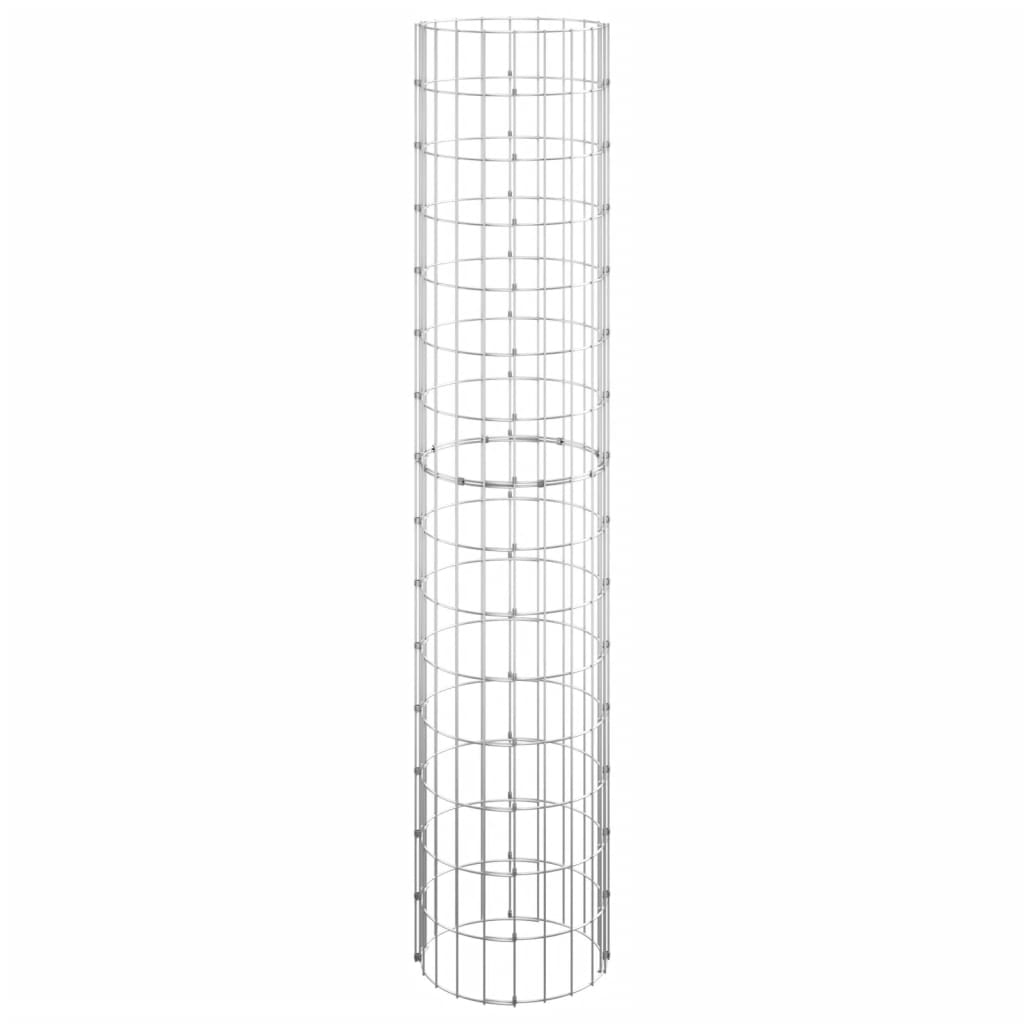 8720286979686_g_en_hd_2 vidaXL Circular Gabion Raised Beds 3 pcs Galvanised Steel Ø30x150 cm - Image 4