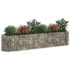 vidaXL Gabion Raised Bed Galvanised Iron 260x50x50 cm - Image 3