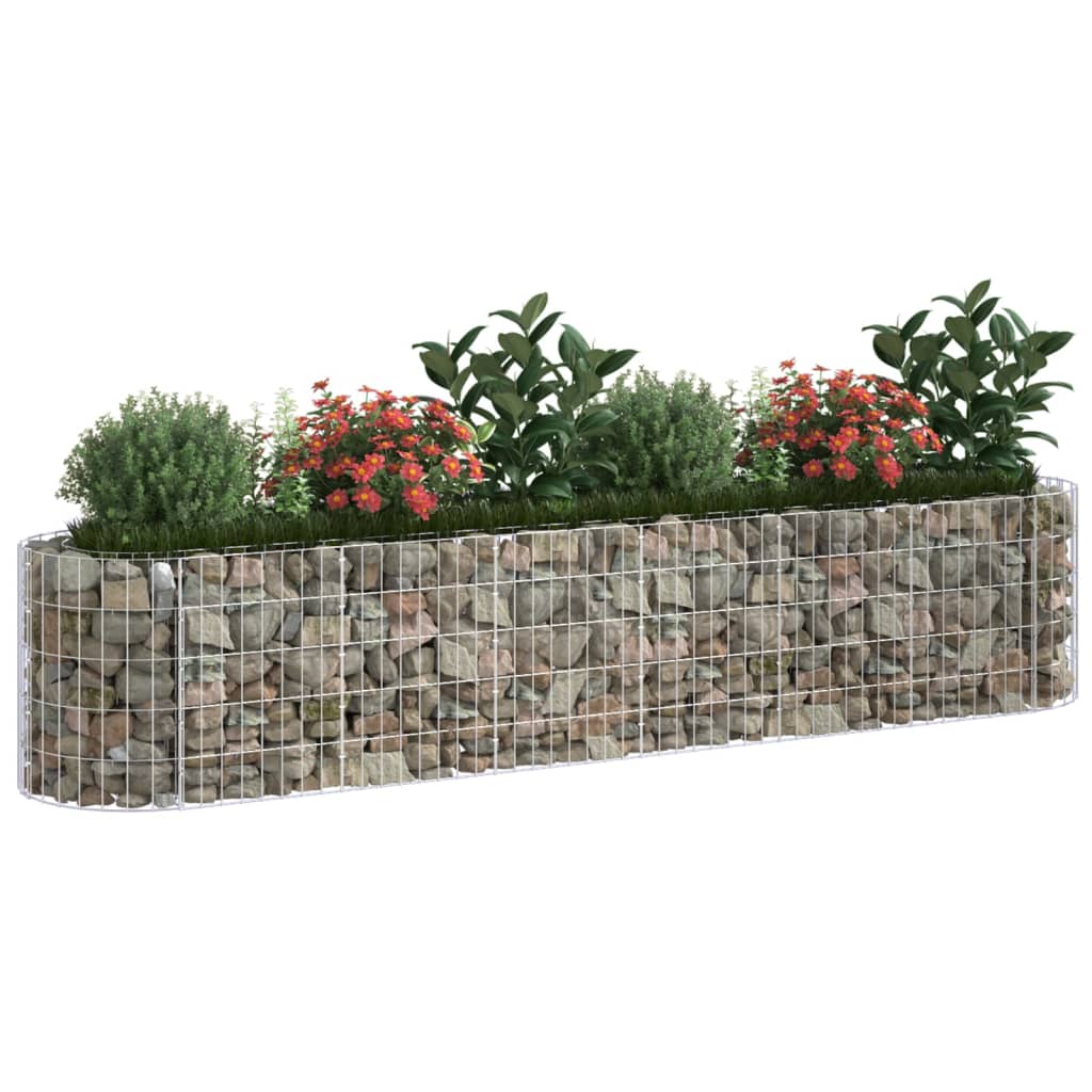 8720286979730_g_en_hd_1 vidaXL Gabion Raised Bed Galvanised Iron 260x50x50 cm - Image 3