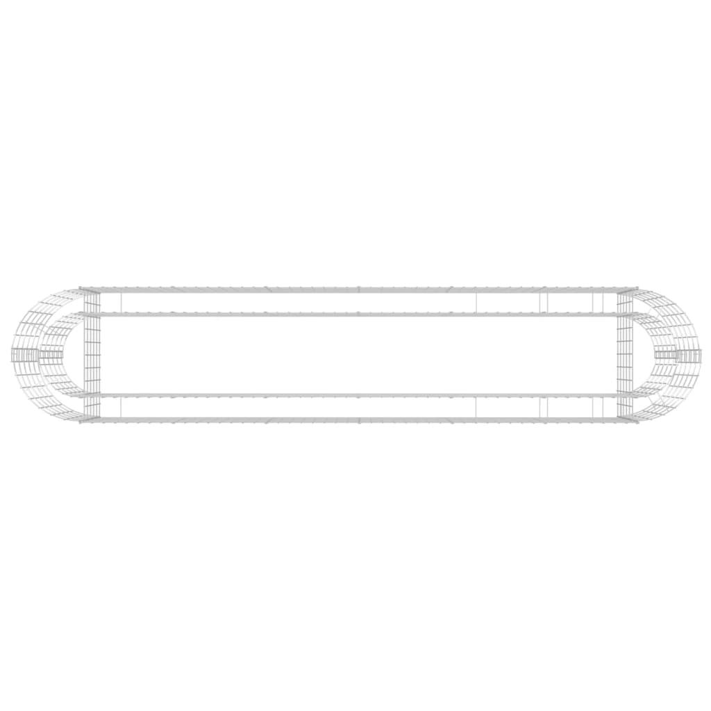 8720286979730_g_en_hd_4 vidaXL Gabion Raised Bed Galvanised Iron 260x50x50 cm - Image 6