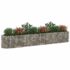 vidaXL Gabion Raised Bed Galvanised Iron 330x50x50 cm - Image 3