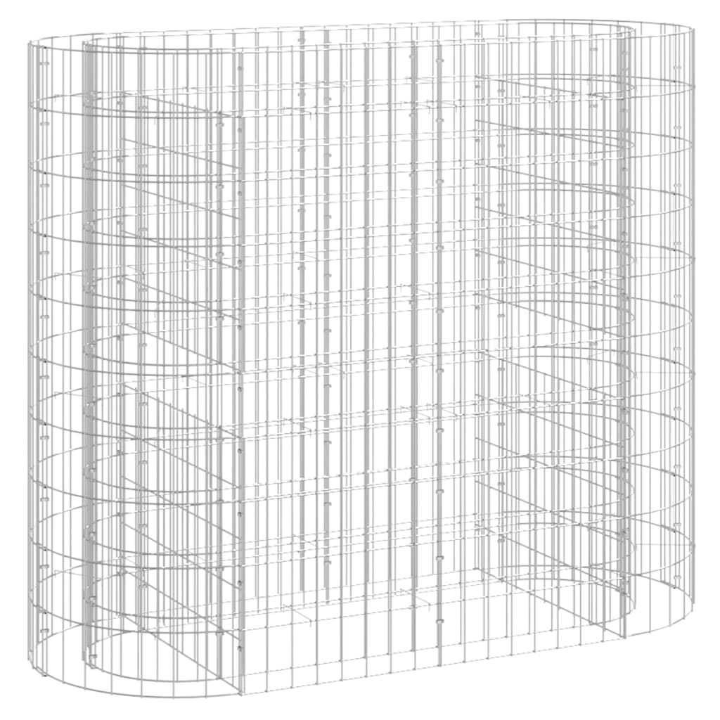 8720286979792_a_en_hd_1 vidaXL Gabion Raised Bed Galvanised Iron 120x50x100 cm - Image 2