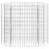 vidaXL Gabion Raised Bed Galvanised Iron 120x50x100 cm - Image 3