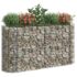 vidaXL Gabion Raised Bed Galvanised Iron 190x50x100 cm - Image 7