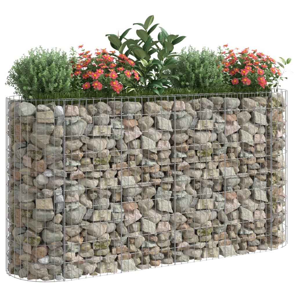 8720286979808_g_en_hd_5 vidaXL Gabion Raised Bed Galvanised Iron 190x50x100 cm - Image 7