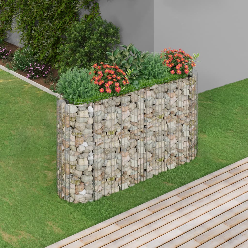 8720286979808_m_en_hd_1 vidaXL Gabion Raised Bed Galvanised Iron 190x50x100 cm - Image 1