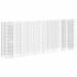 vidaXL Gabion Raised Bed Galvanised Iron 260x50x100 cm - Image 2
