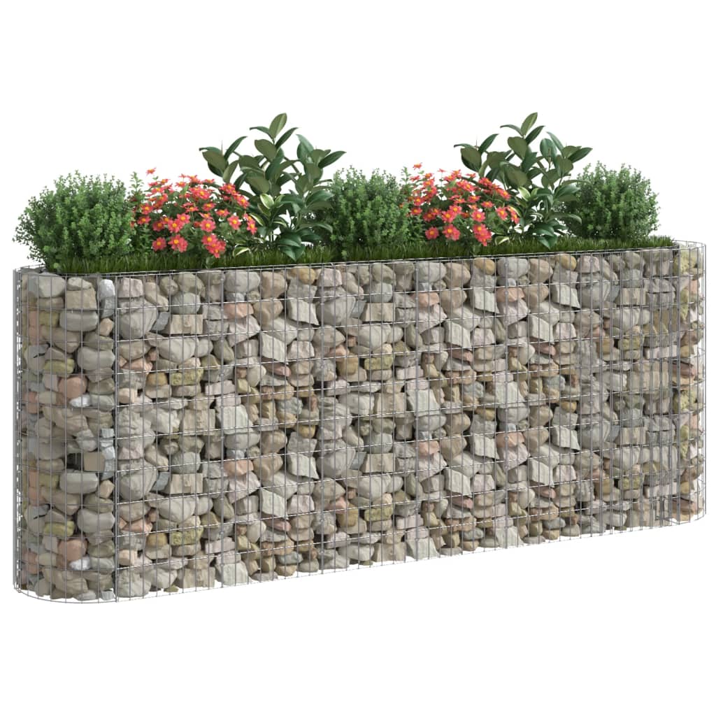 8720286979815_g_en_hd_5 vidaXL Gabion Raised Bed Galvanised Iron 260x50x100 cm - Image 7