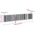 vidaXL Gabion Raised Bed Galvanised Iron 540x50x100 cm - Image 8