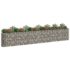 vidaXL Gabion Raised Bed Galvanised Iron 610x50x100 cm - Image 3