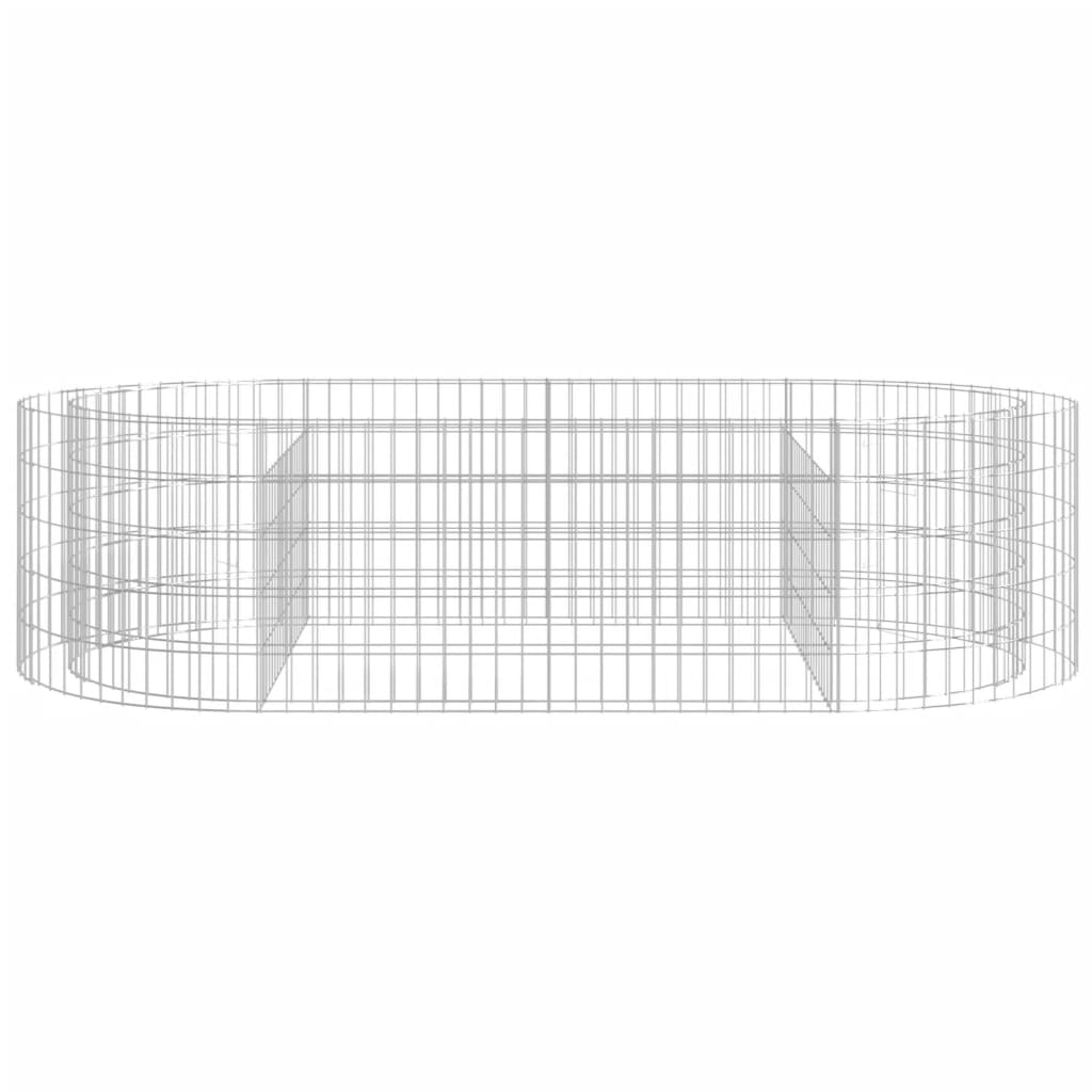 8720286979877_g_en_hd_2 vidaXL Gabion Raised Bed Galvanised Iron 200x100x50 cm - Image 4