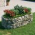 vidaXL Gabion Raised Bed Galvanised Iron 200x100x50 cm