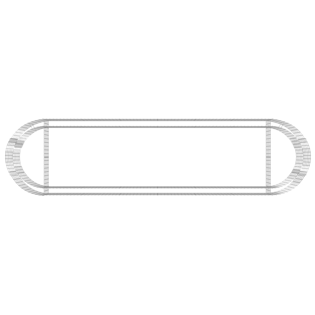 8720286979891_g_en_hd_4 vidaXL Gabion Raised Bed Galvanised Iron 400x100x50 cm - Image 6