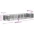 vidaXL Gabion Raised Bed Galvanised Iron 400x100x50 cm - Image 8