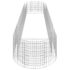 vidaXL Gabion Raised Bed Galvanised Iron 500x100x50 cm - Image 5