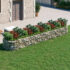 vidaXL Gabion Raised Bed Galvanised Iron 500x100x50 cm