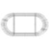 vidaXL Gabion Raised Bed Galvanised Iron 200x100x100 cm - Image 6