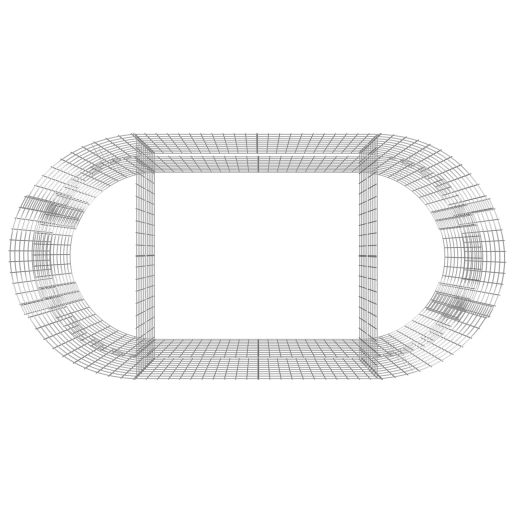 8720286979921_g_en_hd_4 vidaXL Gabion Raised Bed Galvanised Iron 200x100x100 cm - Image 6