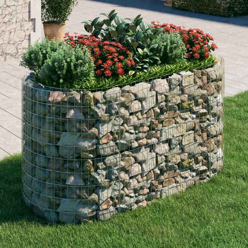 8720286979921_m_en_hd_1 vidaXL Gabion Raised Bed Galvanised Iron 200x100x100 cm - Image 1