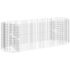 vidaXL Gabion Raised Bed Galvanised Iron 300x100x100 cm - Image 2
