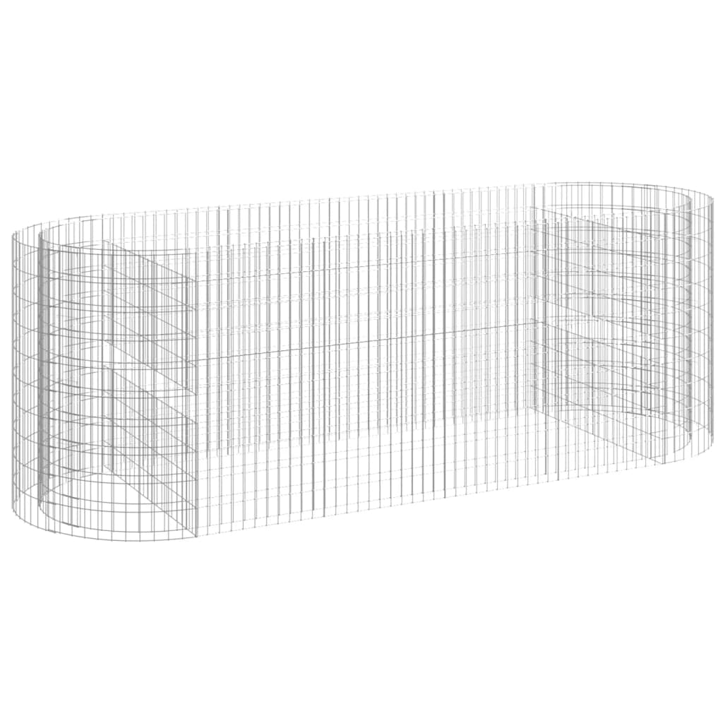 8720286979938_a_en_hd_1 vidaXL Gabion Raised Bed Galvanised Iron 300x100x100 cm - Image 2