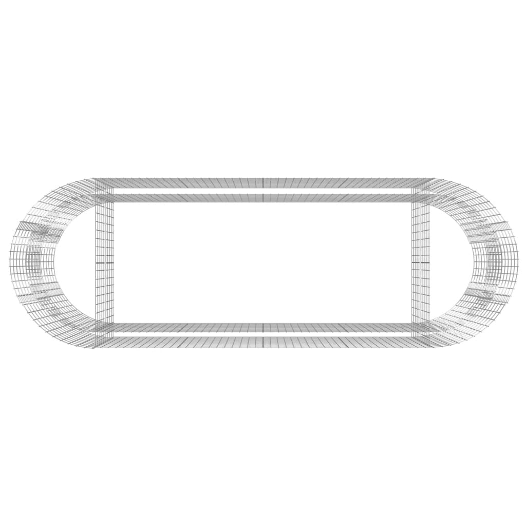 8720286979938_g_en_hd_4 vidaXL Gabion Raised Bed Galvanised Iron 300x100x100 cm - Image 6