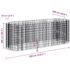 vidaXL Gabion Raised Bed Galvanised Iron 300x100x100 cm - Image 8