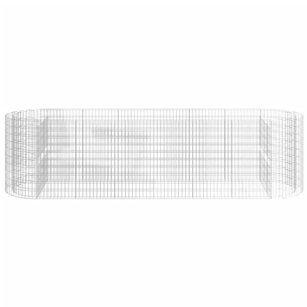 8720286979945_g_en_hd_2 vidaXL Gabion Raised Bed Galvanised Iron 400x100x100 cm - Image 4