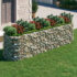 vidaXL Gabion Raised Bed Galvanised Iron 400x100x100 cm