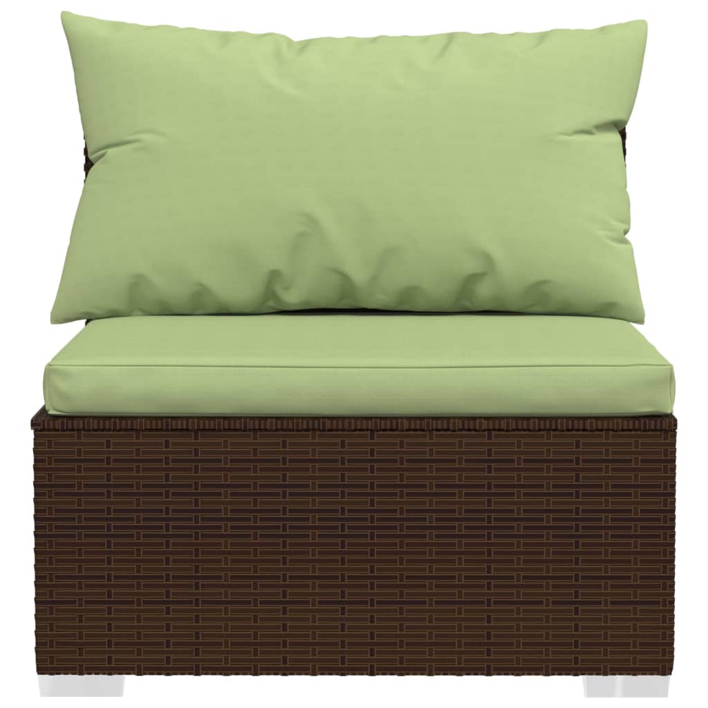 8720286981009_g_en_hd_2 vidaXL 2 Piece Garden Lounge Set with Cushions Poly Rattan Brown - Image 4