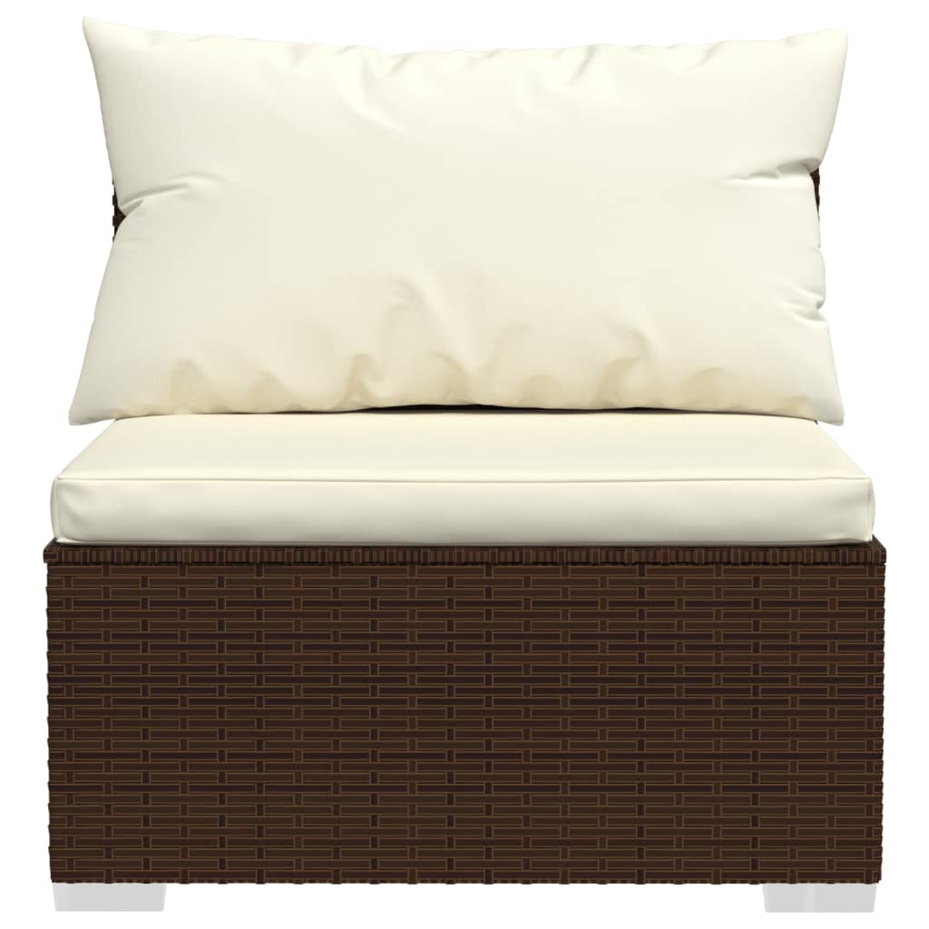 8720286986349_g_en_hd_3 vidaXL 11 Piece Garden Lounge Set with Cushions Poly Rattan Brown - Image 5