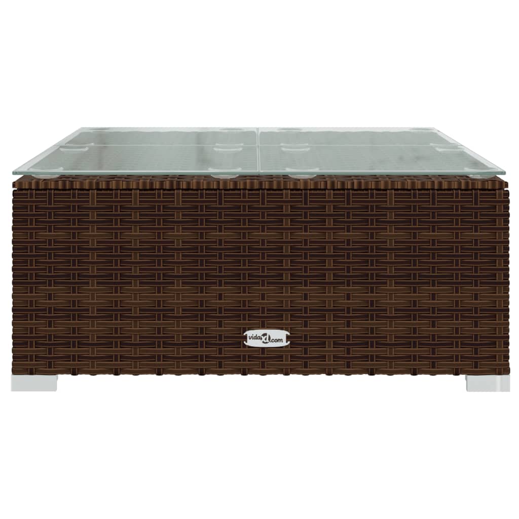 8720286986349_g_en_hd_6 vidaXL 11 Piece Garden Lounge Set with Cushions Poly Rattan Brown - Image 8